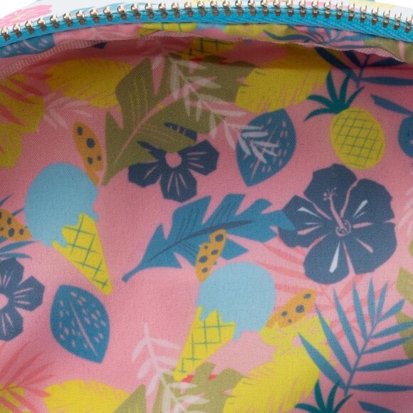 NWT Loungefly Peekaboo Stitch Pineapple Mini Backpack